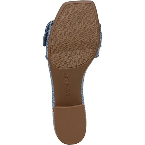 Sam and Libby Women's Kandie Buckle Block Heel Slide Sandals - Picture 4 of 6